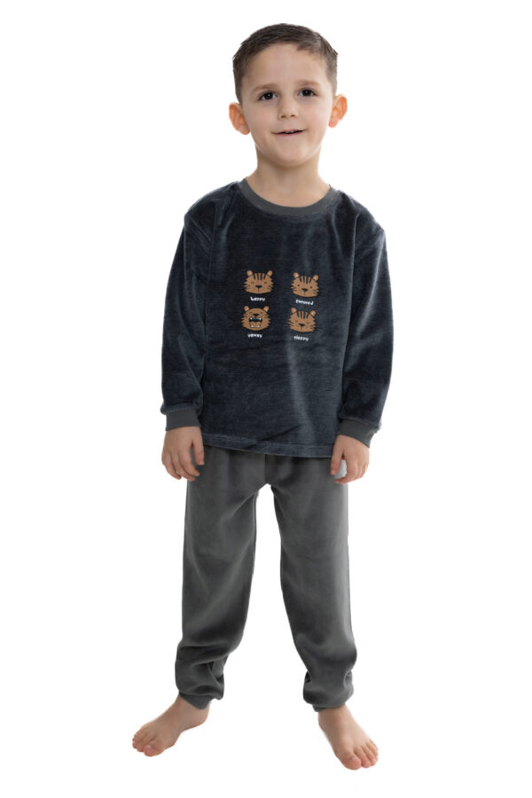 jongenspyjama velours 2 tot 8 jaar  (Thomas)