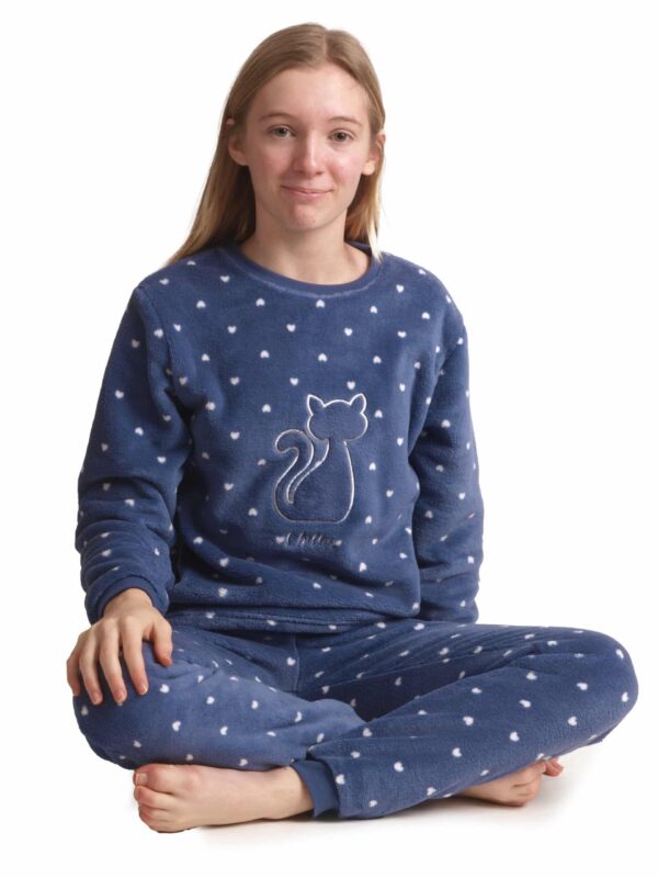 Pyjama fleece 8 tot 16 jaar (chiller)