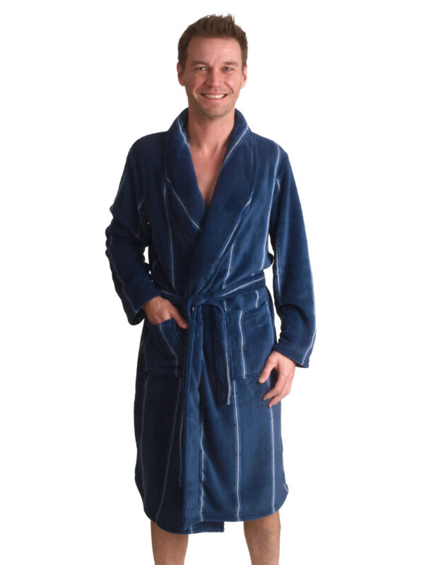heren peignoir fleece