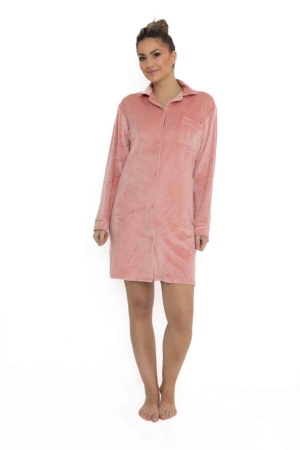 Dames nachthemd  Soft feeling (roos)