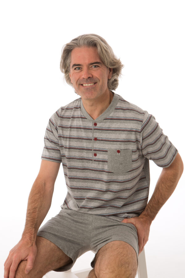 herenpyjama met korte broek (Gregory)